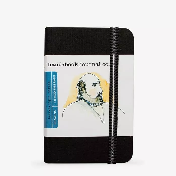 Hand Book 3.5 X 5.5 Portrait, Ivory Black
