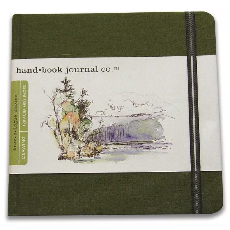 Hand Book 5.5 X 5.5 Square, Cadmium Green
