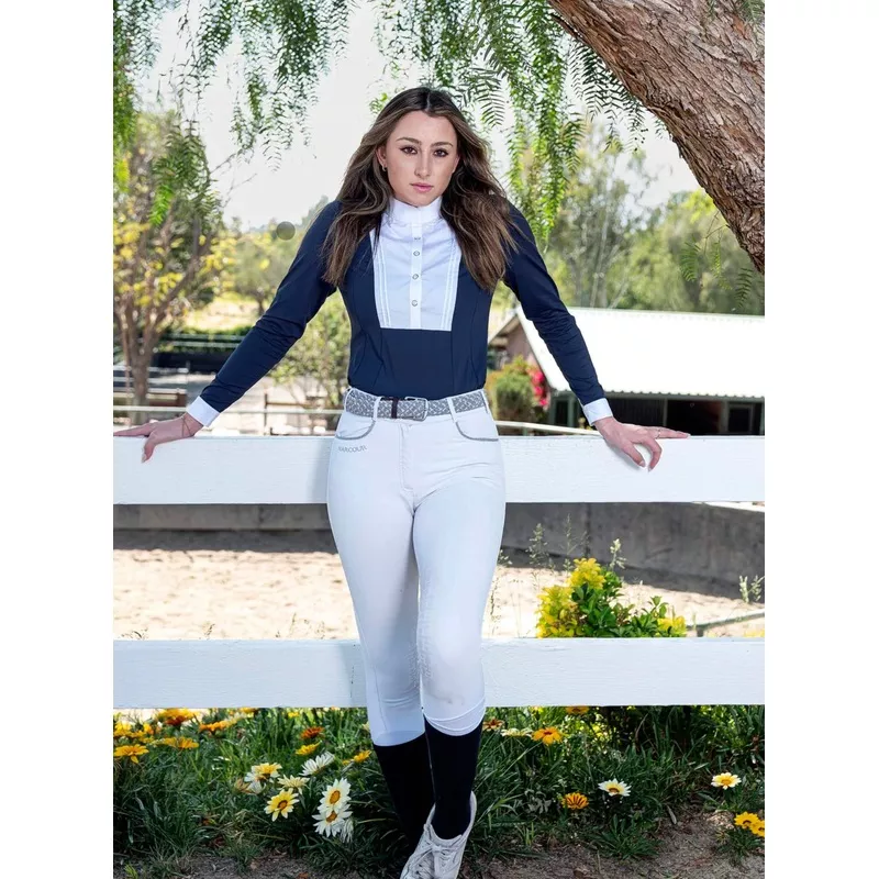 HARCOUR ALLY LONG SLEEVE COMPETITION SHIRT NAVY
