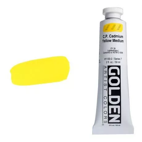 Hb C.P. Cadmium Yellow Medium 2oz Tube-2