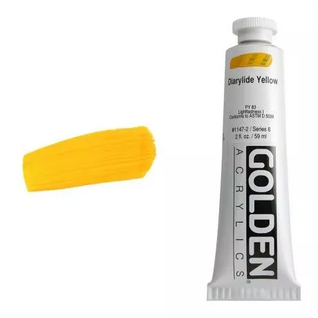 Hb Diarylide Yellow 2oz Tube-2