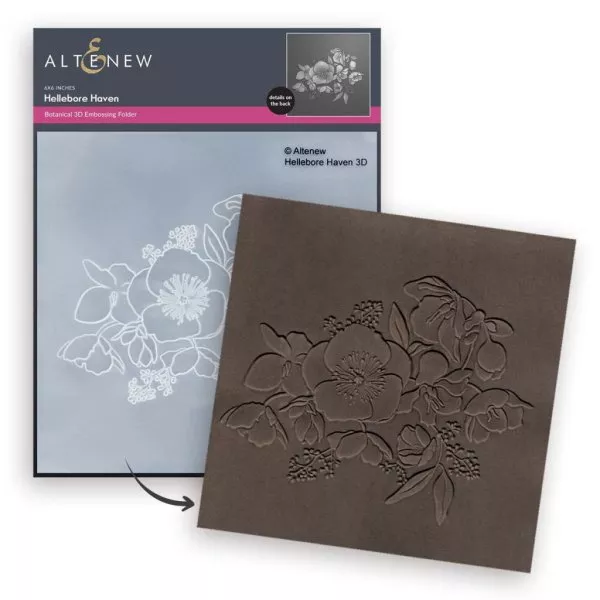Hellebore Haven - 3-D Embossing Folder - Altenew