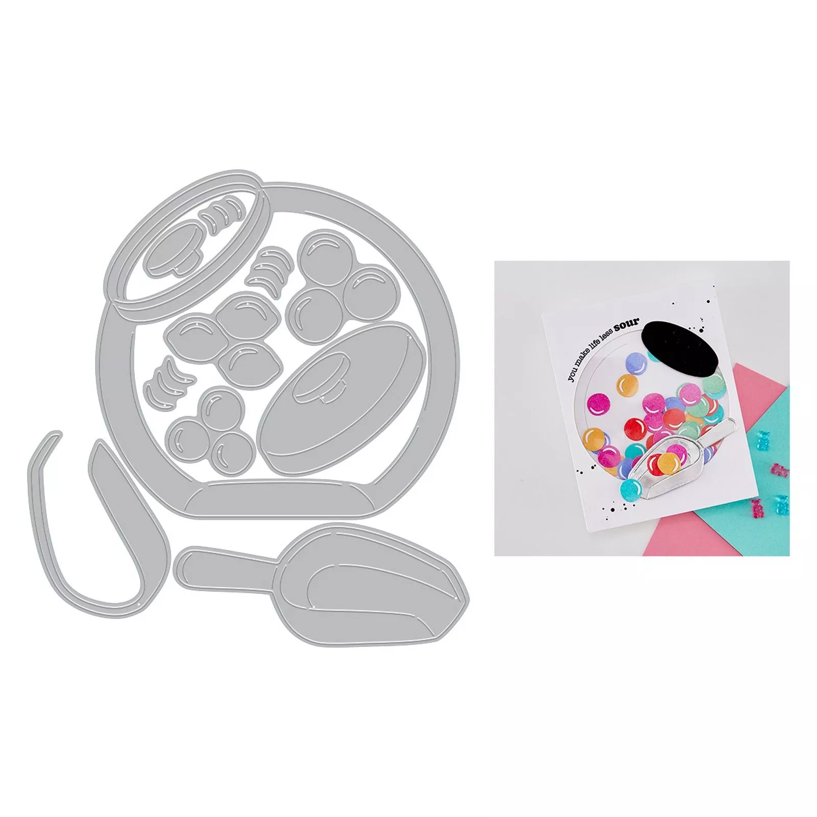 Hero Arts • Cutting Dies Penny Candy Jar 11pcs