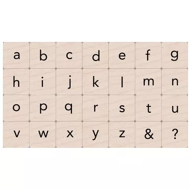 Hero Arts Essential Lowercase Letters Stamp Set