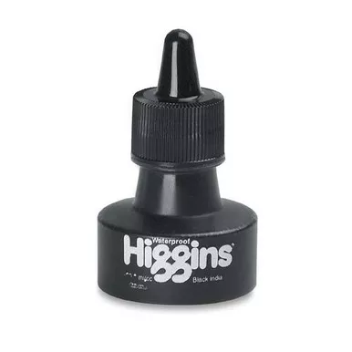 Higgins Waterproof Black India Ink