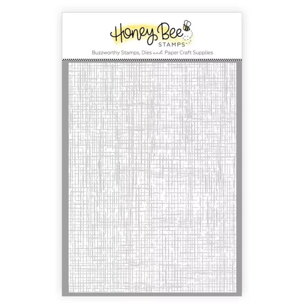 Honey Bee Stamps - 3D Embossing Folder - Burlap