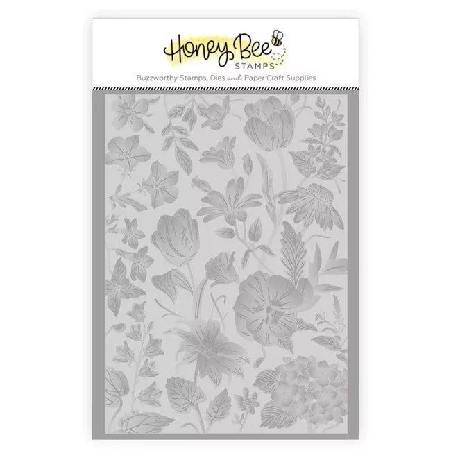 Honey Bee Stamps - 3D Embossing Folder - Sandie's Garden