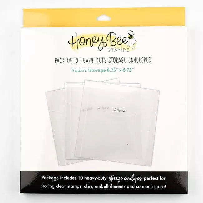 Honey Bee Stamps - Bee Creative - Square Storage Pockets