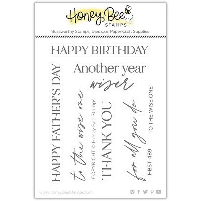 Honey Bee Stamps - Clear Stamps - To The Wise One