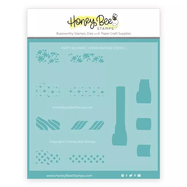 Honey Bee Stamps - Stencils - Party Blower