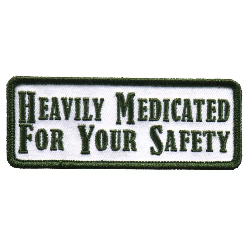 Hot Leathers PPL9593 Heavily Medicated 4"x1" Patch Multi