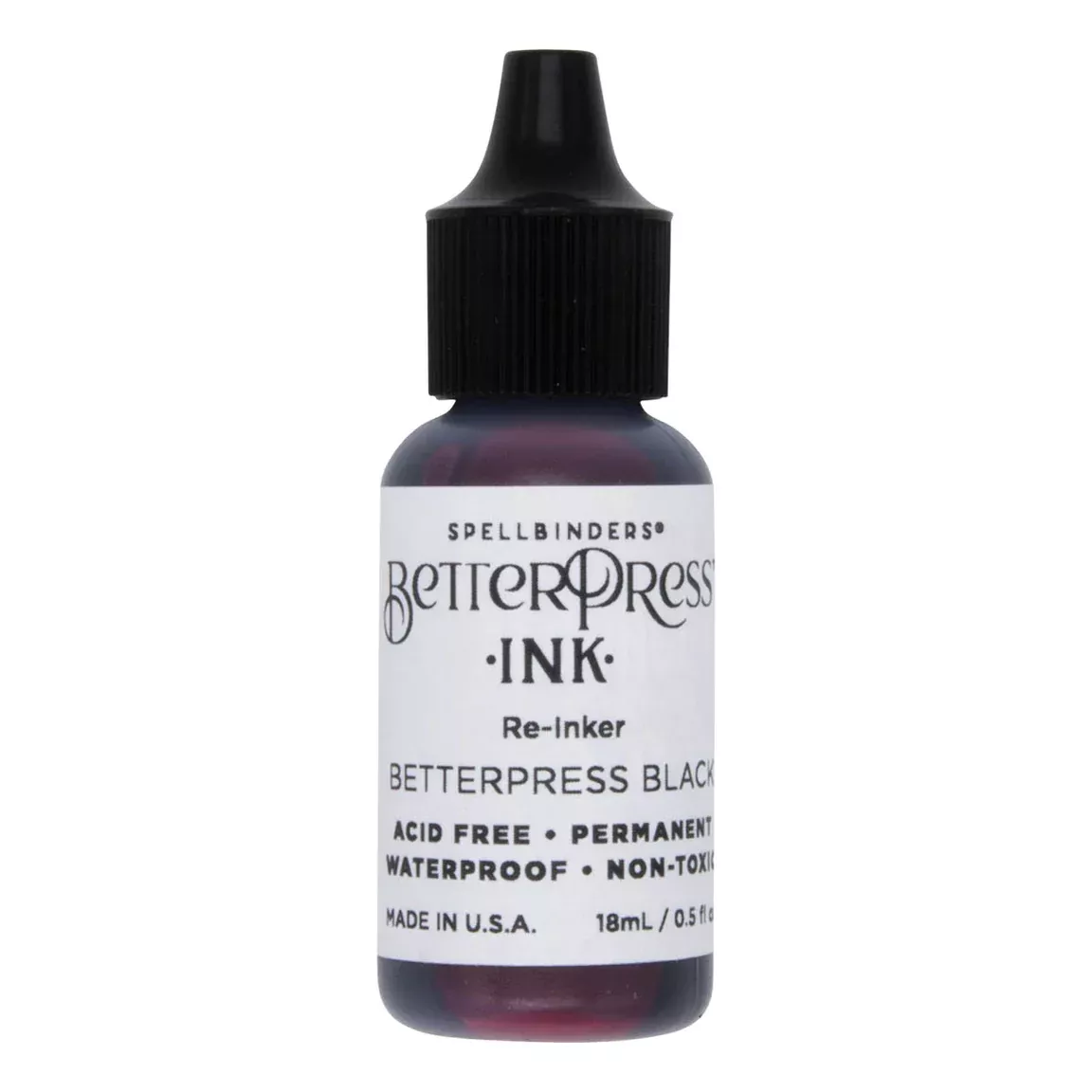 Ink: Spellbinders-Better Press Reinker-Black