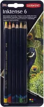 Inktense Pencil Sets, 6-Color Set