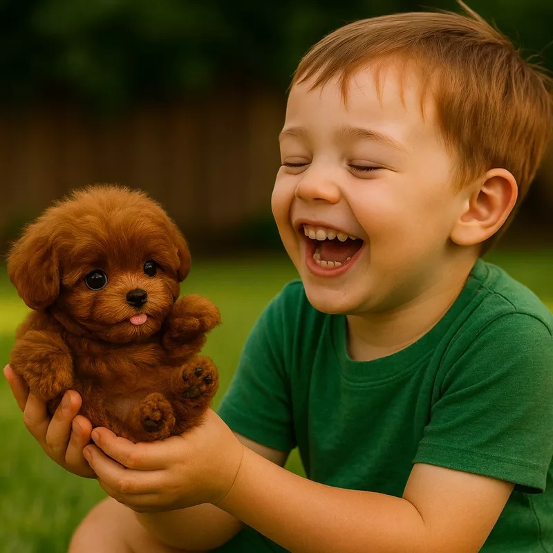 Interactive Robot Puppy Toy with Realistic Lifelike Design Brown