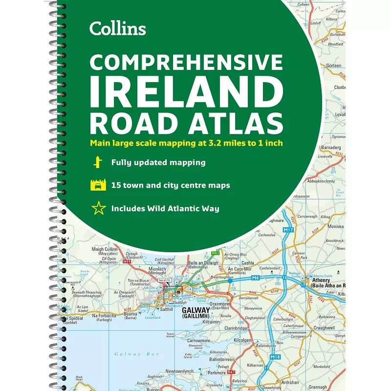 Ireland Comprehensive Road Atlas