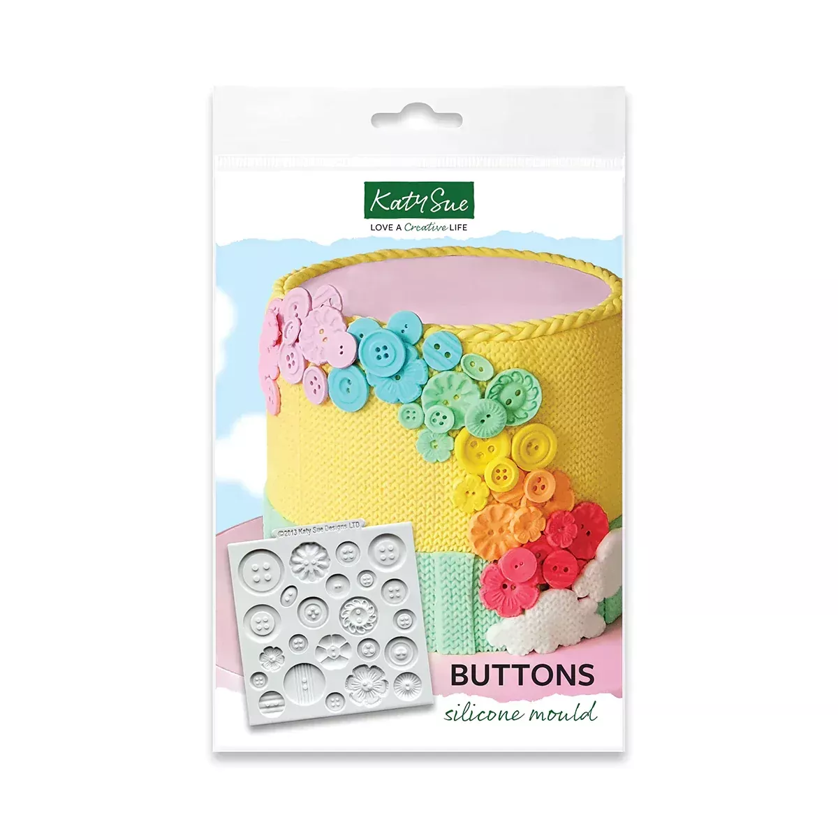 KATY SUE - Buttons Silicone Mould