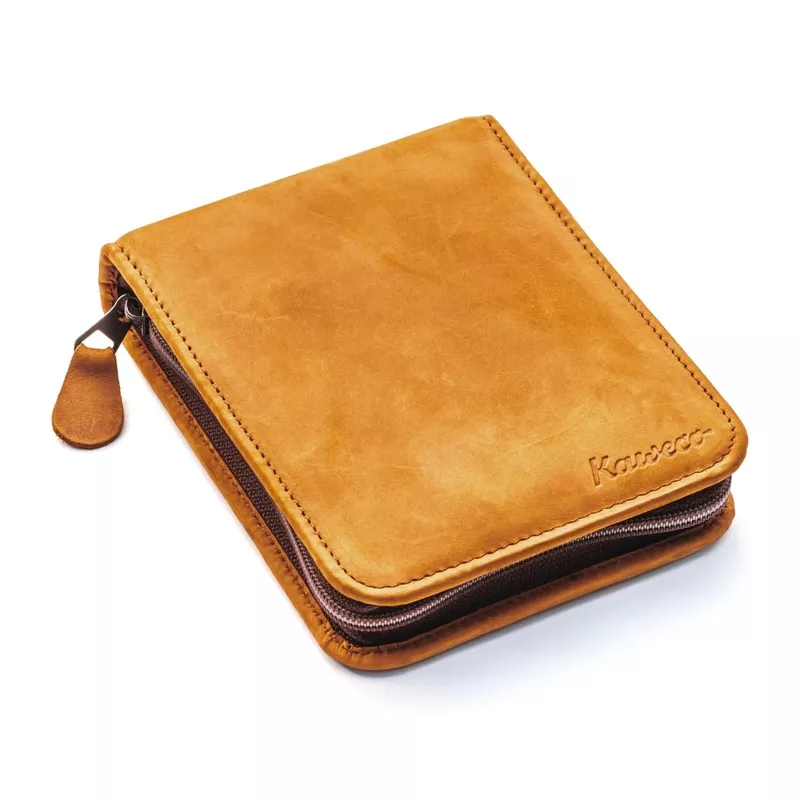 Kaweco Leather 6 Pen Case in Brown