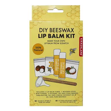 Kikkerland Diy Beeswax Lip Balm Kit