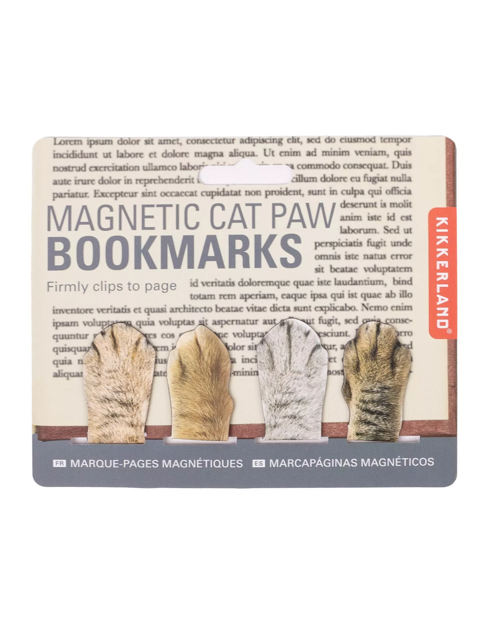 KikkerlandMagnetic Cat Paw Bookmarks