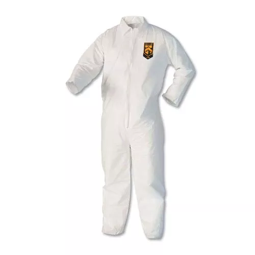 KleenGuard 44305 A40 Coveralls, 2x-Large, White