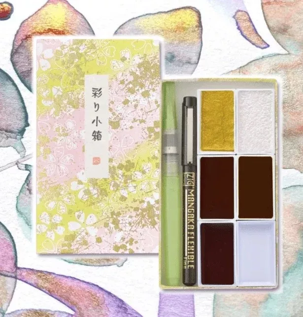 Kuretake Gansai Tambi Irodori Kobako Set