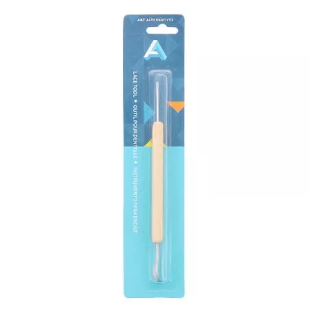 Lace Tool, Double Ended, Stainless Steel Tool