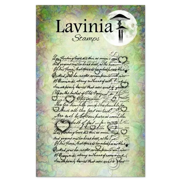 Lavinia - Background Script Stamp LAV372