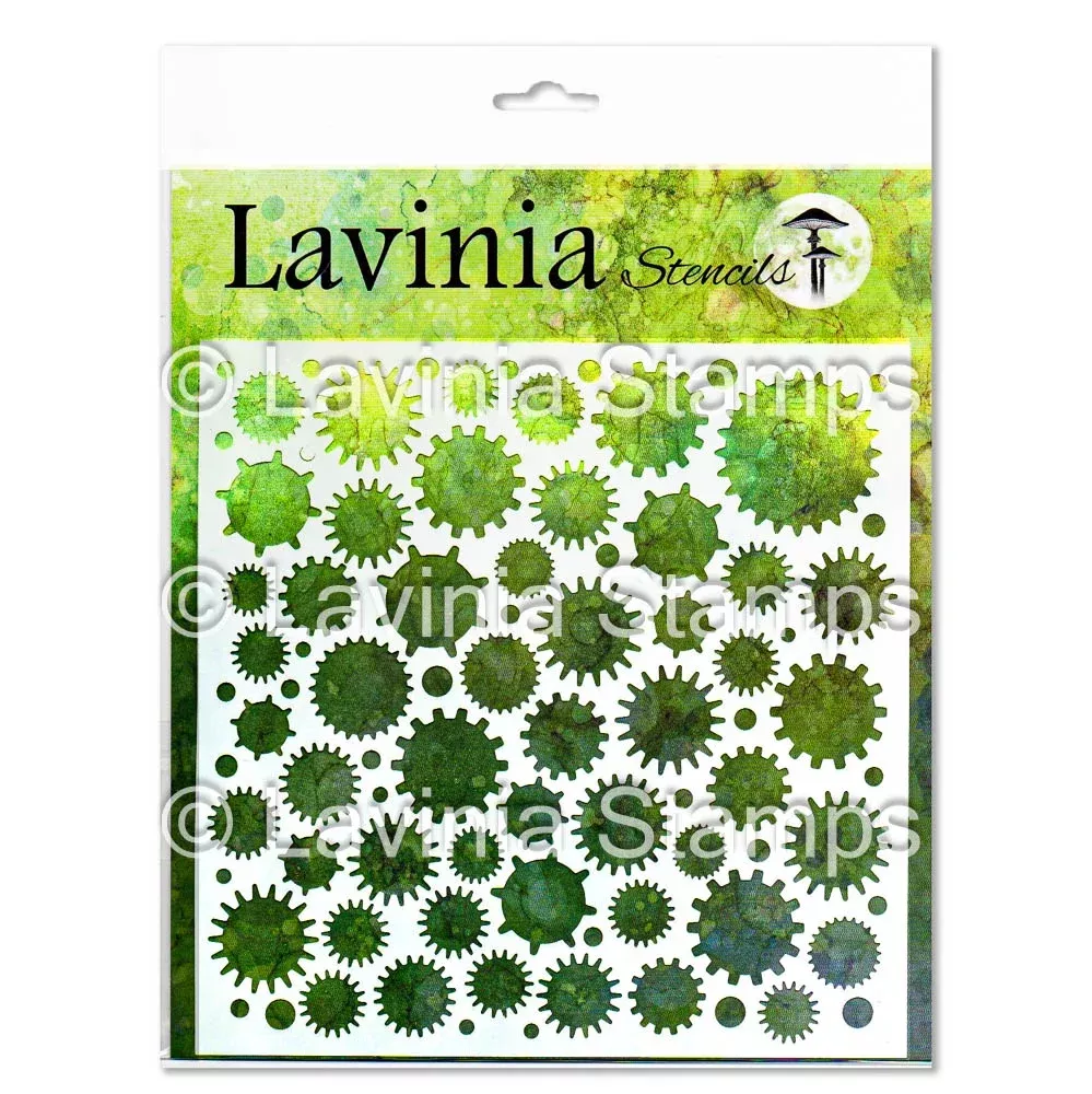 Lavinia Stamps Cogs - Lavinia Stencils ST038