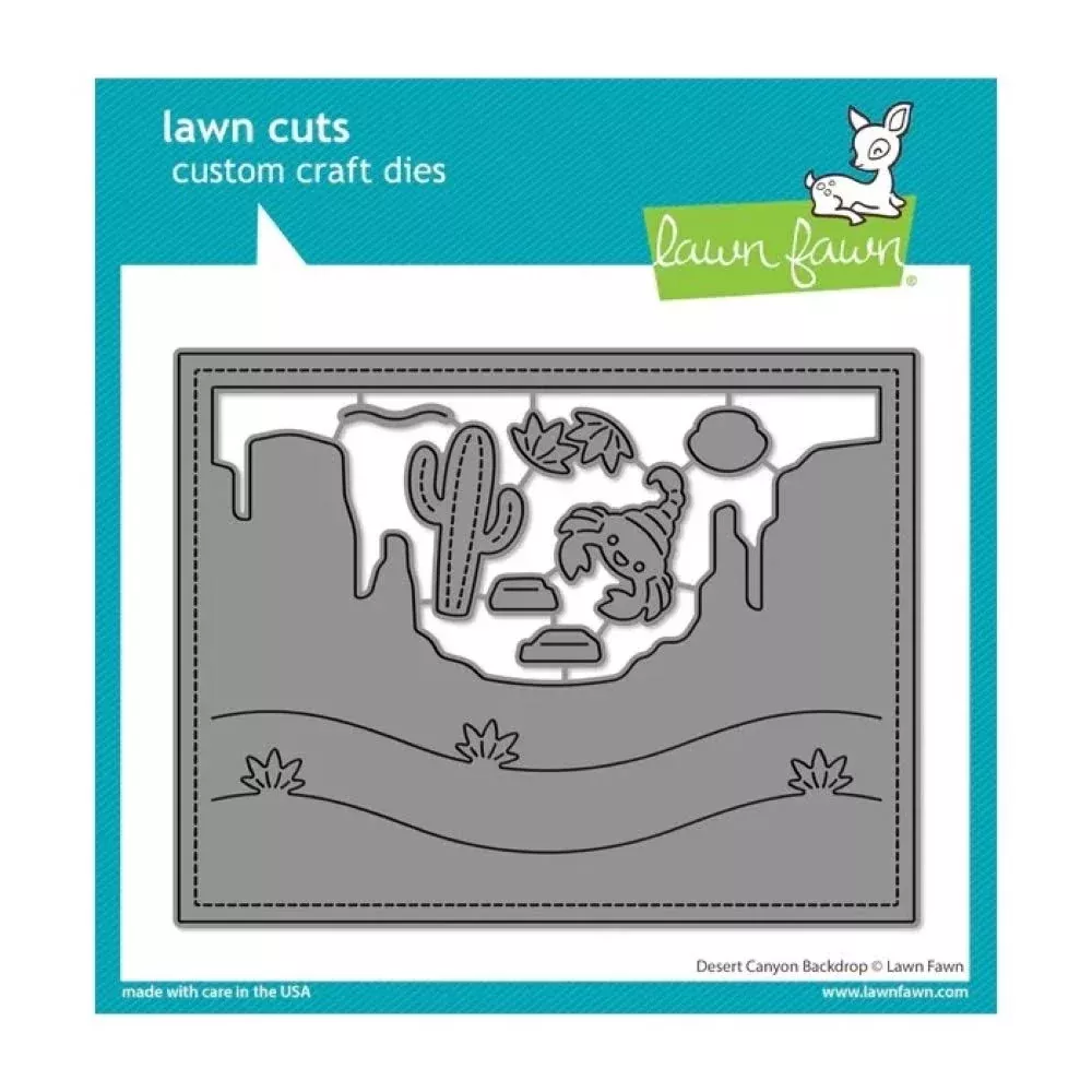 Lawn Fawn - Lawn Cuts - Desert Canyon Backdrop