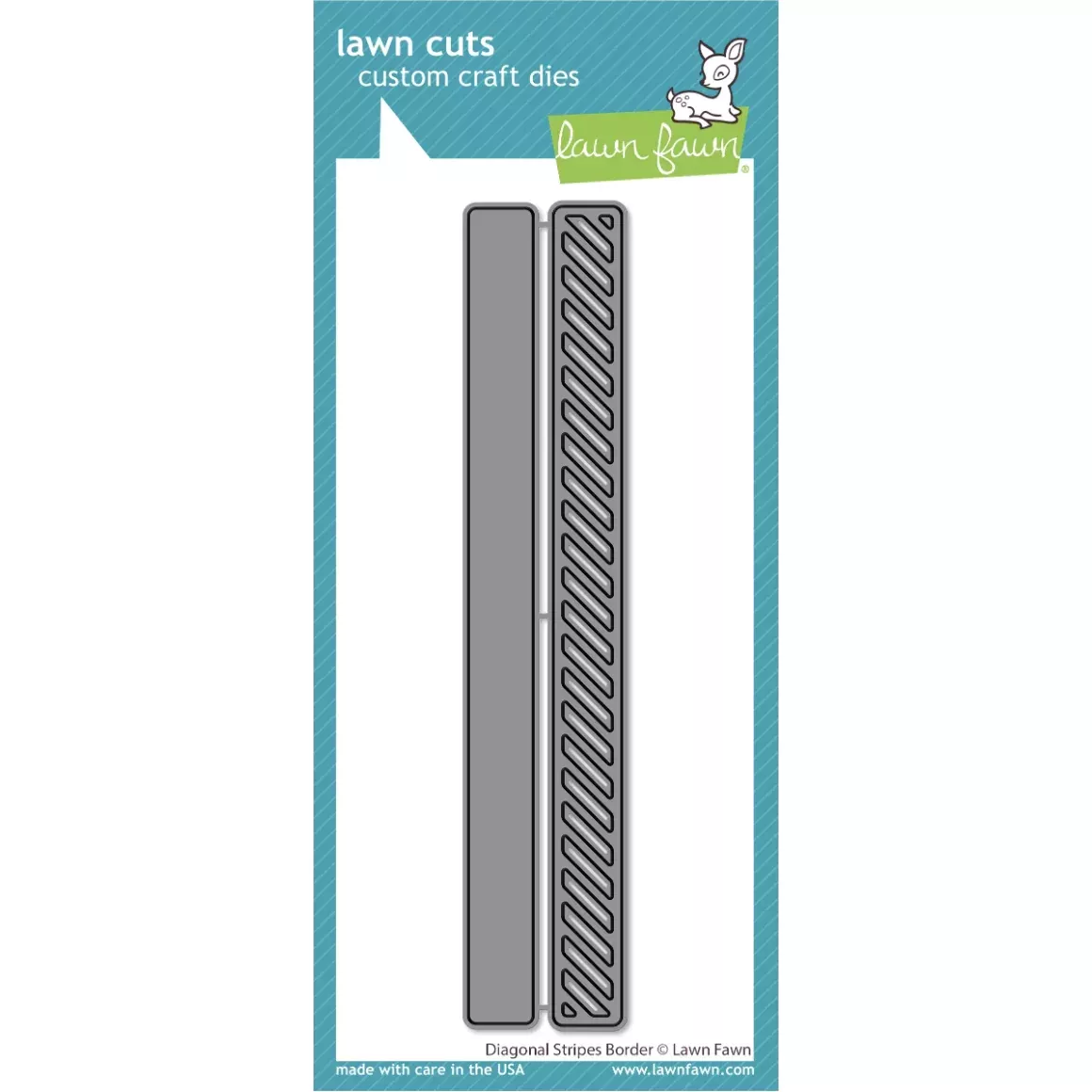 Lawn Fawn - Lawn Cuts - Diagonal Stripes Border