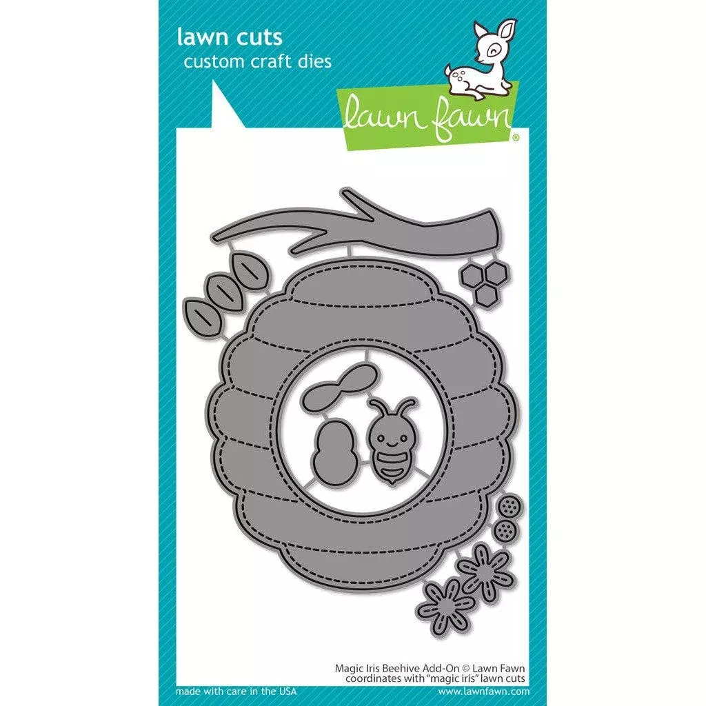 Lawn Fawn - Lawn Cuts - Magic Iris Beehive Add-On