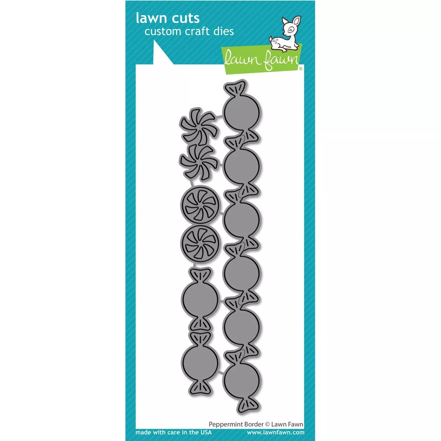 Lawn Fawn - Lawn Cuts - Peppermint Border