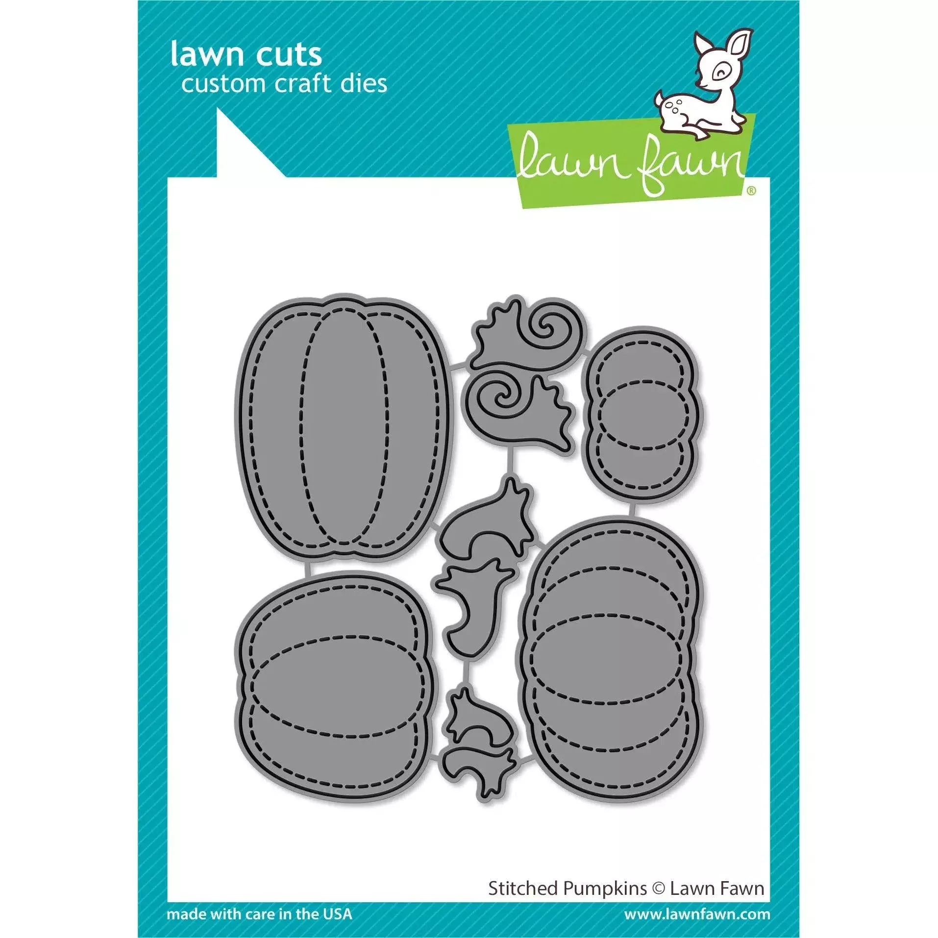 Lawn Fawn - Lawn Cuts - Stitched Pumpkins