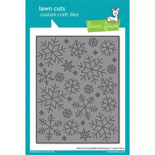 Lawn Fawn - Lawn Cuts - Stitched Snowflake Backdrop Die