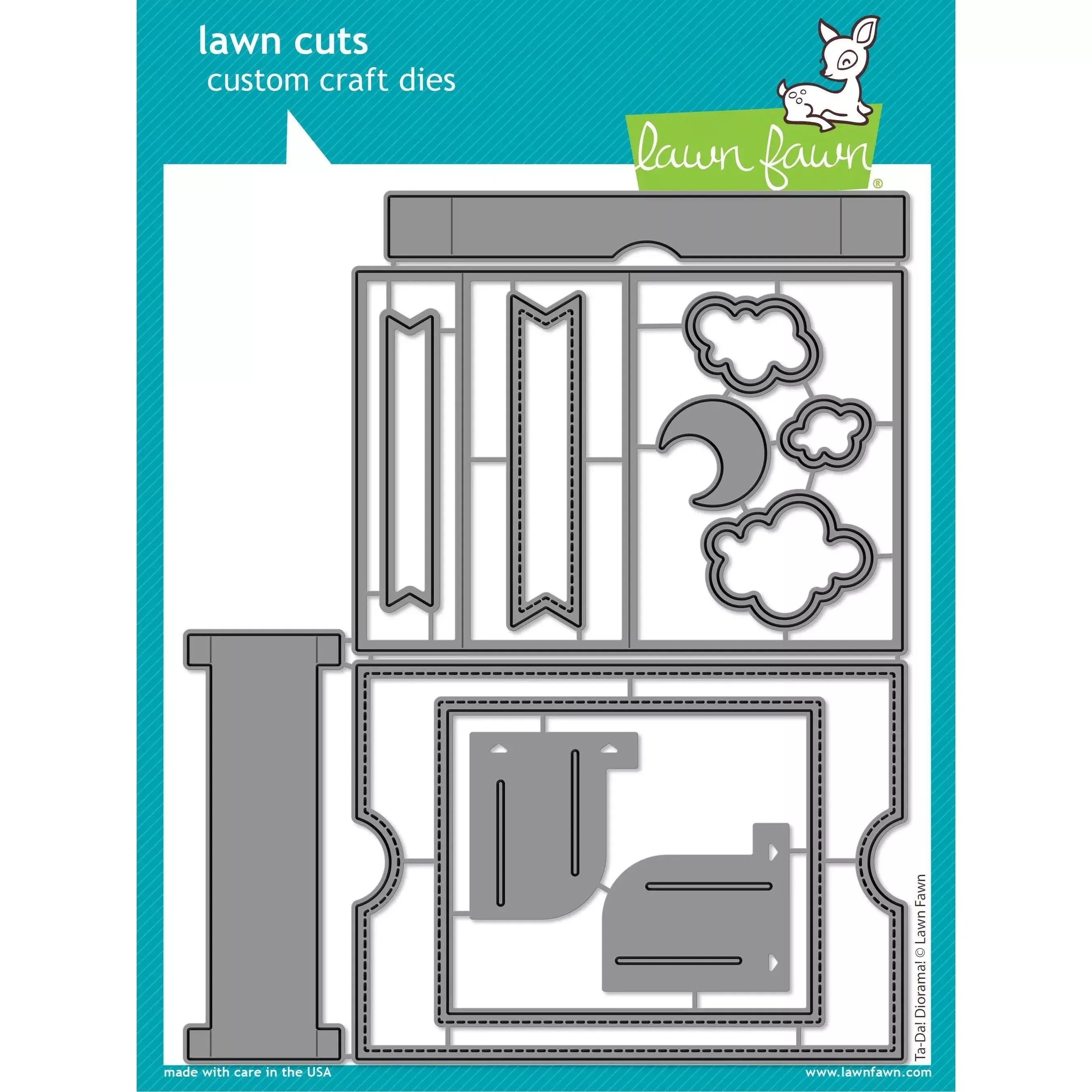 Lawn Fawn - Lawn Cuts - Ta-Da! Diorama!