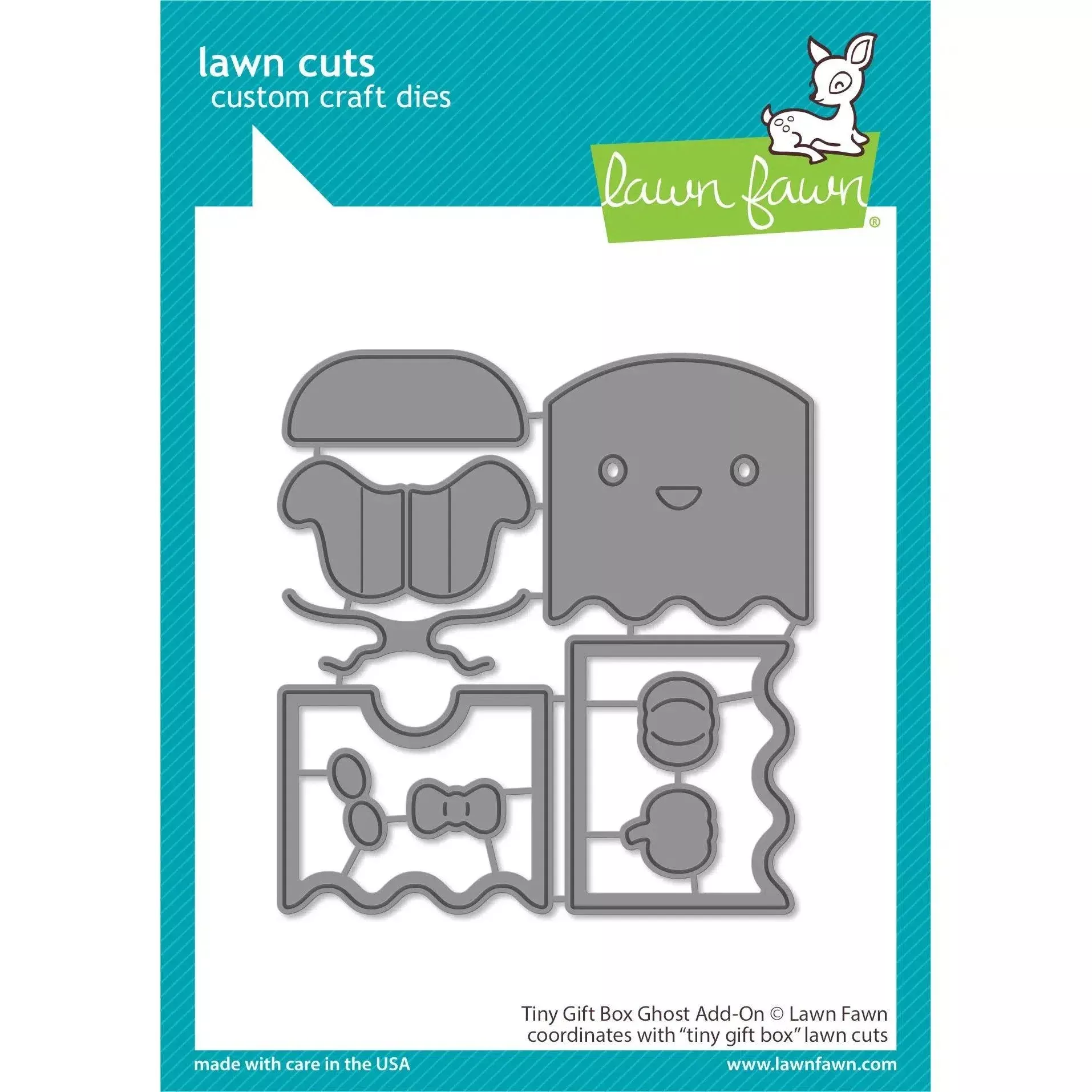 Lawn Fawn - Lawn Cuts - Tiny Gift Box Ghost Add-On