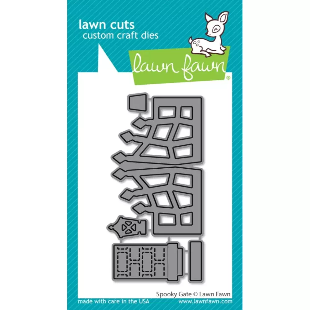 Lawn Fawn spooky gate