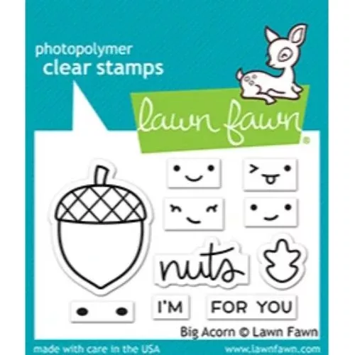 Lawn Fawn - Stamps - Big Acorn