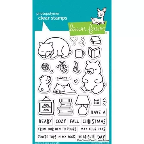 Lawn Fawn - Stamps - Den Sweet Den