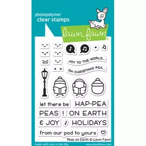 Lawn Fawn - Stamps - Peas on Earth