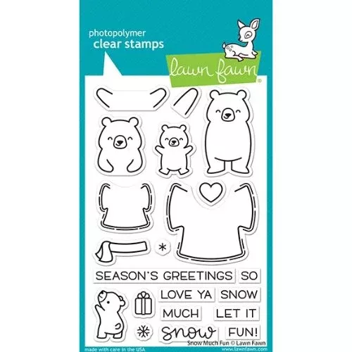 Lawn Fawn - Stamps - Snow Much Fun