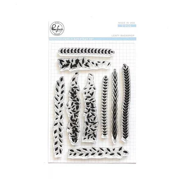 Leafy backdrop stamp set - RETIRING