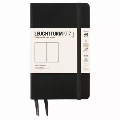 Leuchtturm Notebooks, A6 Blank Pages
