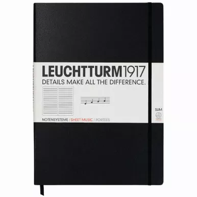 Leuchtturm Sheet Music Notebook, Master Slim