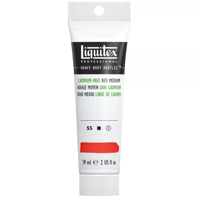 Liquitex HB Cad Free 2oz Red Medium