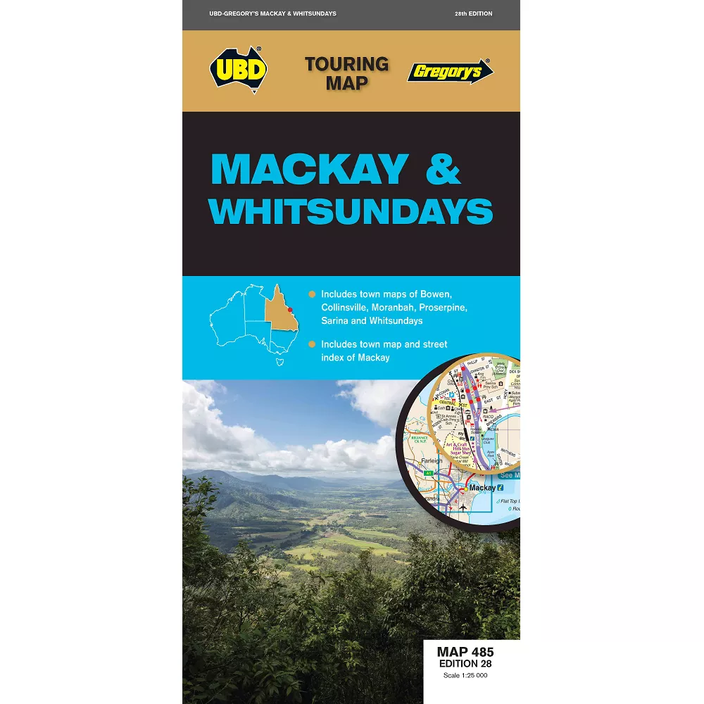 Mackay & Whitsundays Street Map 485