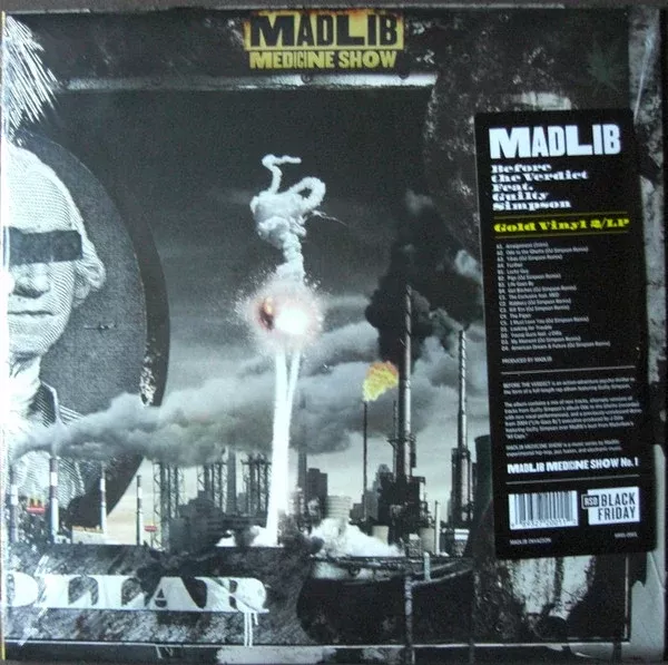 Madlib Feat. Guilty Simpson - Before The Verdict (2xLP, Album, Ltd, RE, Gol)
