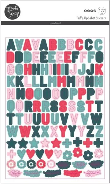 The Magic of Christmas - Puffy Alphabet Stickers - ModaScrap