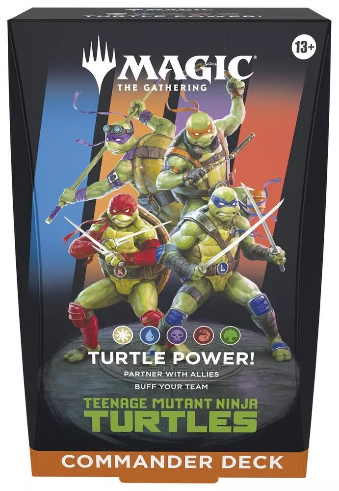Magic the Gathering CCG Teenage Mutant Ninja Turtles Turtle Power Commander Deck