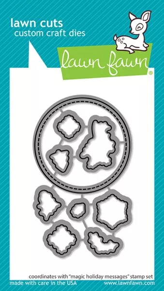 Magic Holiday Messages - Dies - Lawn Fawn